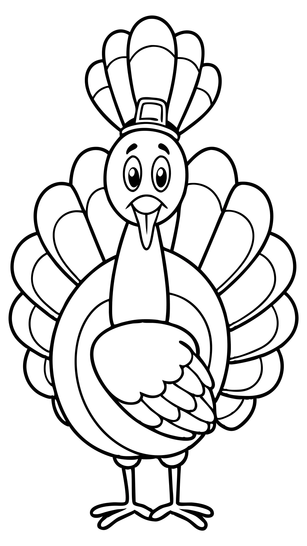 color pages of turkeys printable